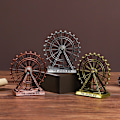 Miniatyrbilde 3 av 5: London Eye Ornament Pariserhjul Modell Håndverk Silver
