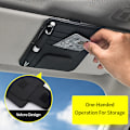 Pikkukuva 4 / 8: Auton aurinkolasien organizer Multi-Pocket Storage aurinkolasien pidike Black