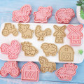 Miniatyrbillede 5 af 5: 8 stk/sæt Animal Cookie ters kage dekorationsform
