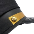 Miniatyrbilde 8 av 8: Captain Captain Hats Festkostyme Captains Flight Hat Black