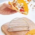 Miniatyrbilde 4 av 8: 304 rustfritt stål tacoholder Wave Shape stativ