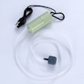 Miniatyrbillede 1 af 8: Akvarium Oxygen Luftpumpe Fish Tank USB Silent Air Compressor Green