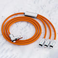 Pikkukuva 2 / 8: USB A - USB C -kaapeli 90 asteen supernopea latauskaapeli Black