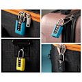 Pikkukuva 4 / 8: TSA Customs Lock Varkaudenesto Pieni Riippulukko Kaapelimatkatavaran lukko orange