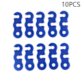 Miniatyrbillede 1 af 5: 10 stk. Campingteltsnor Reb Spændere Fastener Kit Blue 10 PCS