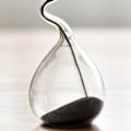 Miniatyrbild 4 av 7: Svart timglas, modern stil, heminredning one size