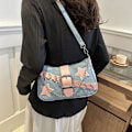 Miniatyrbillede 2 af 8: Dame håndtasker Stars Pattern Cool underarm taske Black