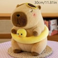 Miniatyrbild 1 av 7: Gul And-Anka Badring Capybara Plyschleksak Strandkläder Fylld Dock Yellow 30CM