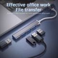 Pikkukuva 7 / 8: 4-porttinen USB 3.0 -keskitin USB keskitin High Speed ​​Type C -jakaja A1