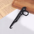 Miniatyrbillede 1 af 7: Mini Udpakning Outdoor Survival Multitool Hand Box ter Black