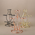 Miniatyrbild 6 av 8: Seven Crystal Ball Seat Ball Display Stand Crystal Ball Bracket Silver L