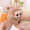 Miniatyrbillede 1 af 8: Anime Figur Labubu Langørede Armbånd Håndleds-snap Plys T A6