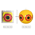 Pikkukuva 5 / 7: Anti Bird puhallettava karkotin Scare Eye Balloons Farm Protector Yellow