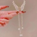 Miniatyrbillede 5 af 5: Kvast Butterfly Pearl Hårclips Dame Hårtilbehør