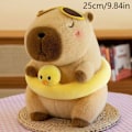 Miniatyrbild 1 av 7: Gul And-Anka Badring Capybara Plyschleksak Strandkläder Fylld Dock Yellow 25CM