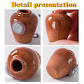 Miniatyrbillede 7 af 8: 5/6/8 STK. Keramisk Vase Køleskabsmagnet Mini Blomsterarrangement A7