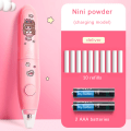 Miniatyrbillede 1 af 3: Elektrisk viskelæder Blyanttegning e Æltede viskelædere Pink Battery-powered