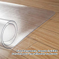 Miniatyrbild 4 av 4: Transparent mat for protection of hard floors, floor protector, mat for chair protection, mat for floor protection.