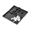 Miniatyrbild 5 av 5: Fällbart schackbräde i miniformat Magnetiskt schackset Resebart Schack i fickformat (FMY)