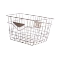 Miniatyrbilde 5 av 5: Sykkelkurv Front Styrekurv Rustfritt Stål Bære Kjæledyr Robust Diverse Bære Oppbevaringsbeholder for Sykling Fotturer Style A