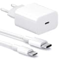 [KK]2-pack - Charger for iPhone - Fast Charger - Adapter + Cable 20W White one siz 2-Pack iPhone