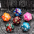 Pikkukuva 2 / 5: Dnd Noppa 6 x 7 Sarjaa Polyhedral Kaksivärinen Noppapussi Dungeons and Dragons Mtg Lautapeli Rpg Dnd D20 D12 D10 D8 D4