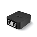 Miniatyrbillede 1 af 5: 1000 Mbps 2 i 1 Ethernet Splitter Adapter Lan RJ45 Splitter Connector Cat 6 Netværksforlænger rj45 Switch Kobler til PC Laptop TV Boks Router black