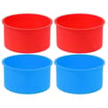4 st silikonkakformar för bakning Non-stick bakformar Bakformar Formar för mousse muffins