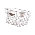 Miniatyrbilde 2 av 5: Sykkelkurv Front Styrekurv Rustfritt Stål Bære Kjæledyr Robust Diverse Bære Oppbevaringsbeholder for Sykling Fotturer Style A