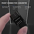 Pikkukuva 5 / 5: Emolevyn USB2.0 9Pin - TYPE-C A-KEY Etuliitinmuunnin USB3.2 TYPE-E Liitäntäotsikko Ad as shown