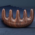 Miniatyrbild 3 av 3: Gua Sha Naturlig Sandelträ Huvud Meridian Massage Kam Hårvård Bredtandad, 11