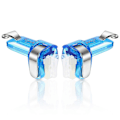 Miniatyrbillede 2 af 5: Mini Gaming Trigger til PUBG Gamepad Mobil Kontrol L1 R1 Shooter Pubg Spil Fire Knapper L1 R1 til Android Ios Joystick blue