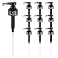 Miniatyrbillede 2 af 5: 10 Pak Kaffedispenser Siruppumpe Sort Væskedispenser Til Monin Sirup Snow Cones Smagsstoffer & Black