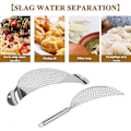 Miniatyrbillede 2 af 5: Rustfri Stål Pande Si Med Håndtag, 2 stk. Rustfri Stål Pasta Si, Nem Dræning, Holdbar