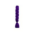 Pikkukuva 1 / 4: Punotut hiukset 60 cm Hiusten pidennykset Synteettinen kuitu Crochet-punos Dreadlockit Monivärinen Dark Purple