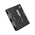 Miniatyrbild 2 av 5: Hdmi-switch 2.1-version 8k-switcher-splitter Kvm Ultra Hd 2-i-1-utgång höghastighets 48gbps-adapter-omvandlare för Ps5 Xbox-skärm etc svart