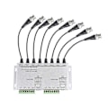 Miniatyrbilde 2 av 5: 8-kanals HD CVI/TVI/AHD Passiv Transceiver 8 kanaler Video Balun Adapter Sender BNC Til UTP Cat5/5e