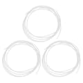 3 stk. PTFE-rør til 3D-printer Fleksibelt PTFE-rør 3D-printerrør Professionelle printer PTFE-slanger 3D-printer PTFE-slangeudskiftning White 100.00X0.40X0.40CM