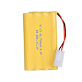 Miniatyrbilde 4 av 4: Ni-cd 9.6v 700mah Batteri + 9.6v Lader For Rc Leketøy Bil Tank Tog Robot Båt Pistol Aa 9.6v Oppladbart Batteripakke Black