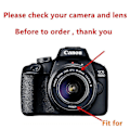 Miniatyrbillede 2 af 4: Filter Kit UV CPL ND4 Modlysblænde Objektivdæksel Rensepen Til Canon Eos 850d 2000d 4000d 1500d 3000d Rebel T7 T100 Kamera / 18-55mm Objektiv
