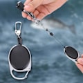 Miniatyrbilde 3 av 5: Fiskesnøre-kutter, multifunksjonell fluefiske med Zinger-retraksjonsenhet, sklisikker fiskeredskaper med PU-belagt håndtak