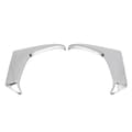 [KK] 2 PCS Rear Window Side Spoiler ABS Chrome Beveled Cover Replacement for Subaru Forester SK 2018-2020