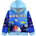 Miniatyrbild 1 av 2: 5-9 År Barn Pojkar Flickor Rainbow Friends Hooded Zip Up Jackor Ytterkläder Toppar Presenter A 5-6 Years