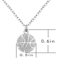 Miniatyrbild 4 av 5: CQBB Halsband för kvinnor Trendiga lager Halsband Pojkar Charm Sport Modekedja Guld Stål för män Legering Boxning Titan Chunky (Silver, One Size)