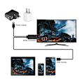 Pikkukuva 4 / 6: 2-in-1 USB Naaras HDMI Uros HDTV-sovitinkaapeli IOS 8.0:lle ja uudemmille