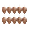 Miniatyrbild 1 av 5: 10-pack Pappersgetingbo Attrapp Hängande Getingavskräckare Bo Repeller för Getingar Bålgetingar Gula Jackor Brown