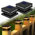 Miniatyrbillede 1 af 5: 2-pak solcellelamper (egnet til stolper og stolpehatte) sort_qq