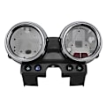 Miniatyrbillede 1 af 5: Motorcykel Speedometer Tach Gauge Cover Speed Gauge Shell Case til ER5 ER 5 ER-5 ER500 Black  silver