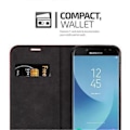 Pikkukuva 6 / 8: Galaxy J7 2017 -kotelo - Suojakotelo jalustatoiminnolla ja korttipaikalla APPLE RED Galaxy J7 2017