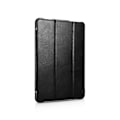 Miniatyrbilde 2 av 5: ICARER Retro Tri-Fold Ekte Lær Smart Case for iPad Air 11 (2024)/Pro 11-tommer (2020-2024) Multicolor Style A